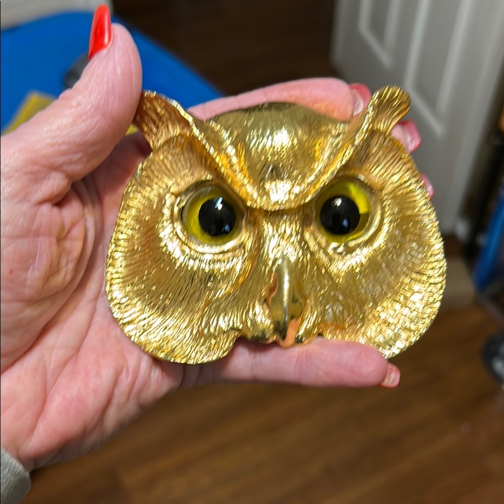 Christopher Ross Owl Belt Buckle